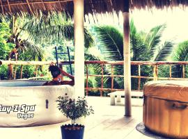 Retro Mountain Koh Phangan Lodge，位于Baan Khai的酒店