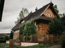 Chalupa pod Skleným Vŕškom，位于Huty的酒店