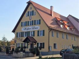 Hotel Gasthof Weißer Löwe，位于Burgthann的酒店