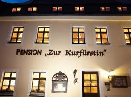 Pension zur Kurfürstin，位于沃尔肯施泰因瓦尔肯施泰因城堡附近的酒店