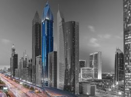 迪拜瑞汉金玫瑰罗塔纳酒店，位于迪拜贸易中心区的酒店