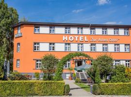 Hotel & Restaurant ,,Zur Alten Oder" in Frankfurt-Oder，位于奥得河畔法兰克福的带停车场的酒店