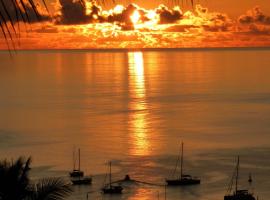 Studio Malacca, Malanga et Majacudja - &Ocirc; C&oelig;ur de Deshaies，位于德赛的带泳池的酒店