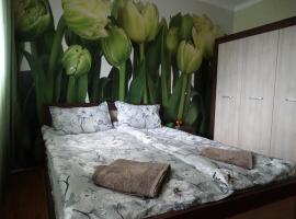 Tulips - guest room close to the Airport, free street parking，位于索非亚的民宿