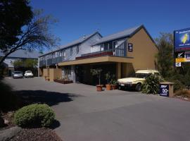 谢伯恩汽车旅馆，位于基督城Christchurch Golf Club附近的酒店