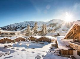 Alpin Chalets Oberjoch - Luxus Unterkunft mit privatem SPA und Zugang zu 3000 qm SPA Panoramahotel Oberjoch，位于巴特欣德朗的山林小屋