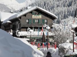 贝尔维尤酒店，位于莱热维申滑雪缆车附近的酒店