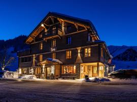 阿尔卑斯酒店，位于阿德尔博登坦兹博登滑雪缆车附近的酒店