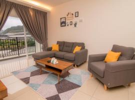 Cameron Highlands Modern7-Tea Plantation View-Premium Hotel Bed，位于Kampung Kuala Terla的乡间豪华旅馆