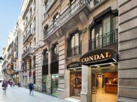 孔达尔酒店，位于巴塞罗那巴塞罗那市中心的酒店