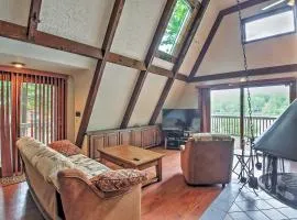 Cozy A-Frame Center Barnstead House on Locke Lake!