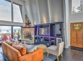 10 Mi to Skiing Tahoe City A-Frame Home