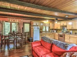 Deck + Fire Pit: Family Cabin in Bessemer