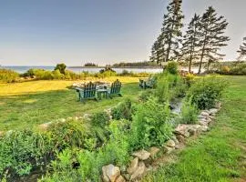 Waterfront Prospect Harbor Cottage Yard, Fire Pit