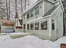 Cabin with Hot Tub and Views 1 Mile to Alyeska Resort