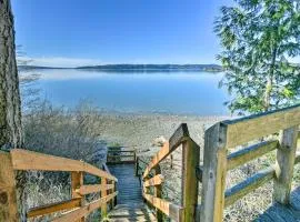 Cozy Beachouse: View & Deck, Steps from Skagit Bay