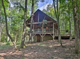 Romantic Asheville Area Cabin with Deck and Hot Tub!