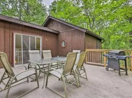 Cabin with Fire Pit and Decks - Walk to Lake Harmony!