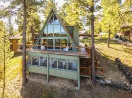 Flagstaff A-Frame Cabin with Deck and Lovely Views!