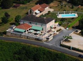 LOGIS HÔTEL RESTAURANT SPA Les BALCONS DE L'ESPERANCE，位于利梅伊的酒店