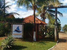 Tamburi Marina Flat e Restaurante，位于Fronteira的酒店