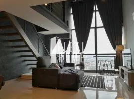 NETFLIX-Pinnacle PJ, Fantastic City View, 1-6 Guests Designed Duplex Home by Flexihome-MY