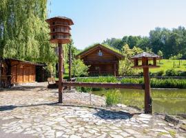 Srub RANCH NA HRANICI，位于Baška的山林小屋