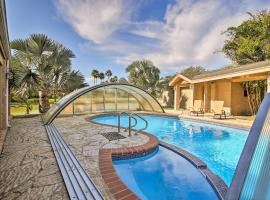 Pool and Game Room Waterfront Harlingen Home