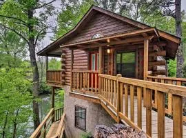 Riverfront Cabin with Fire Pit - 5 Mi to Pigeon Forge
