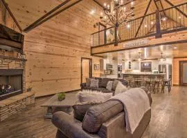 Large Upscale Cabin: Hot Tub, Fire Pit, Pool Table