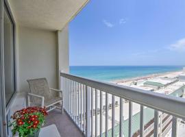 Daytona Beachfront Condo with Ocean View，位于代托纳海滩的Spa酒店