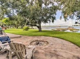 Waterfront Lake Placid Home with Dock and Fire Pit