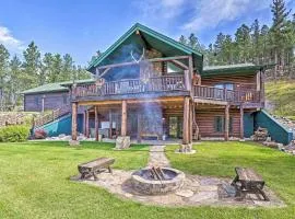 Black Hills Cabin Hot Tub, Fishing Pond and Deck