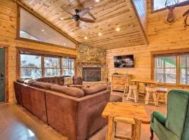 Spacious Broken Bow Cabin with Hot Tub and Playground!