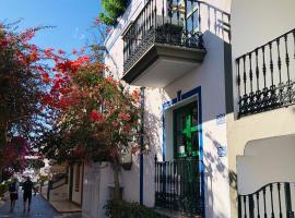 Puerto de Mogan - Little Venecia Harbour Apt 324 with 40sqm rooftop terrace, Scandinavian interior - Gran Canaria，位于莫甘海滩的酒店