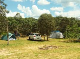 Camping do Delei，位于圣托梅-达斯莱特拉斯的豪华帐篷营地
