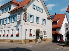 Hotel Anker，位于罗滕堡的低价酒店