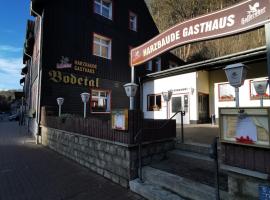 Gasthaus Bodetal，位于鲁贝兰德的酒店