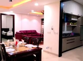 Deluxe AC Room in 3BHK Corporate service Aparment Manyata Tech Park