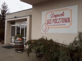 ZAJAZD GĘŚ POCZTOWA，位于Pleszew的酒店