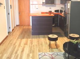 Departamento completo 43 mts2 (2 habs + 1 futón) - Centro Tomé - 5 personas max - Edificio Don Francisco，位于托梅的酒店