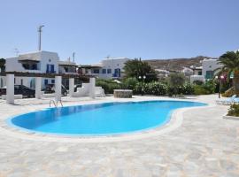 LUXURY HOUSE WITH SWIMMING POOL IN ORNOS MYKONOS，位于奥诺斯的酒店