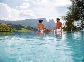 Hotel Rosa Eco Alpine Spa Resort，位于阿尔卑斯休斯山皮兹山缆车附近的酒店