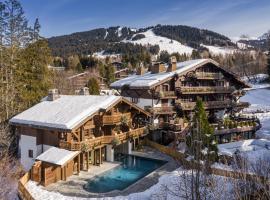 Les Chalets du Mont d'Arbois Megeve, a Four Seasons Hotel，位于梅杰夫德布坦滑雪缆车附近的酒店