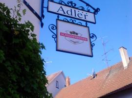 Gasthof zu Adler，位于Oberstadion的酒店