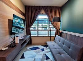 Comfort home 5min to Airport 15min to city center 近机场 适合小家庭 安静小区，位于宾南邦的酒店