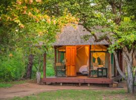 Shindzela Tented Camp，位于提姆巴瓦提禁猎区奥尔盆门附近的酒店