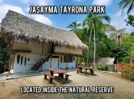 Hotel Jasayma dentro del Parque Tayrona