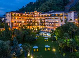 卡斯塔尼奥拉大酒店，位于卢加诺Exhibition Center Lugano附近的酒店