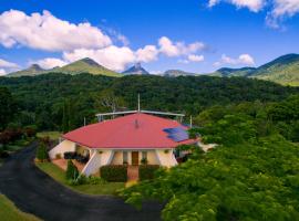 A view of Mount Warning，位于Uki的住宿加早餐旅馆